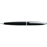 ATX Basalt Black Ballpoint Pen w/ Medium Midnight Blue Journal Laser-etched