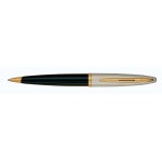 Waterman Carene Ballpoint Deluxe Black Gold Trim Custom Etched