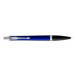 Logo Imprinted Parker Urban Night Sky Blue Ballpoint Pen Chrome Trim