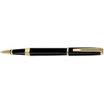 Waterman Exception Roller Slim Back Gold Trim Custom Etched