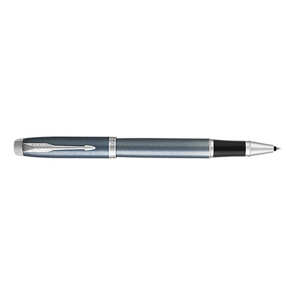Laser-etched Parker IM Light Blue Grey with Chrome Trim Rollerball Pen Laser-etched Parker IM Light Blue Grey with Chrome Trim Rollerball Pen