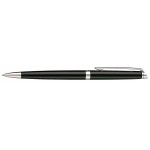 Waterman Hemisphere Ballpoint Pen Black Lacquer Chrome Trim Laser-etched