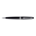 Waterman Expert Ballpoint Matte Black, Chrome Trim Custom Etched