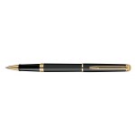 Laser-etched Waterman Hemisphere Rollerball Matte Black Gold Trim