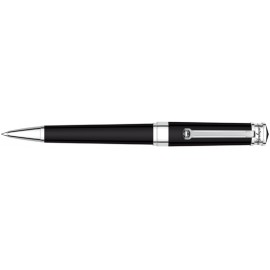 Montegrappa Parola Black & Platinum Ball Point Custom Etched