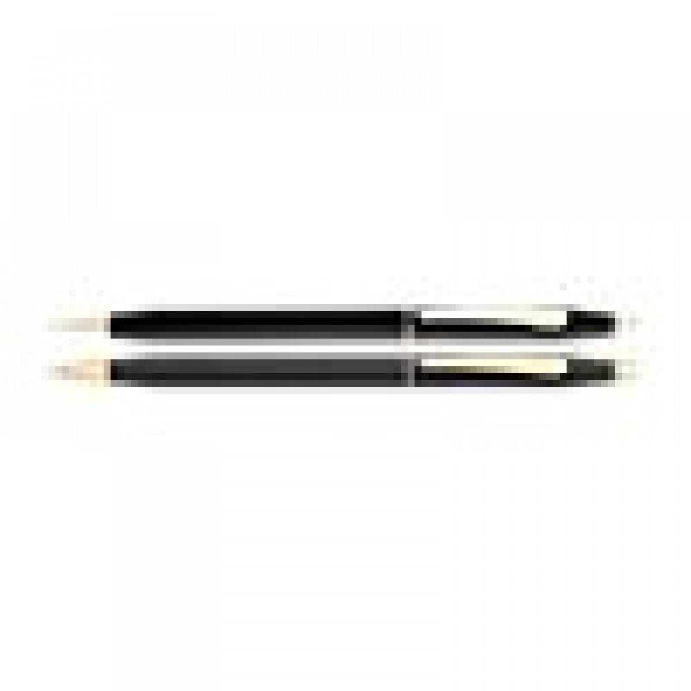 Logo Imprinted Cross Classic Century Classic Black Pen and Pencil Set Logo Imprinted Cross Classic Century Classic Black Pen and Pencil Set