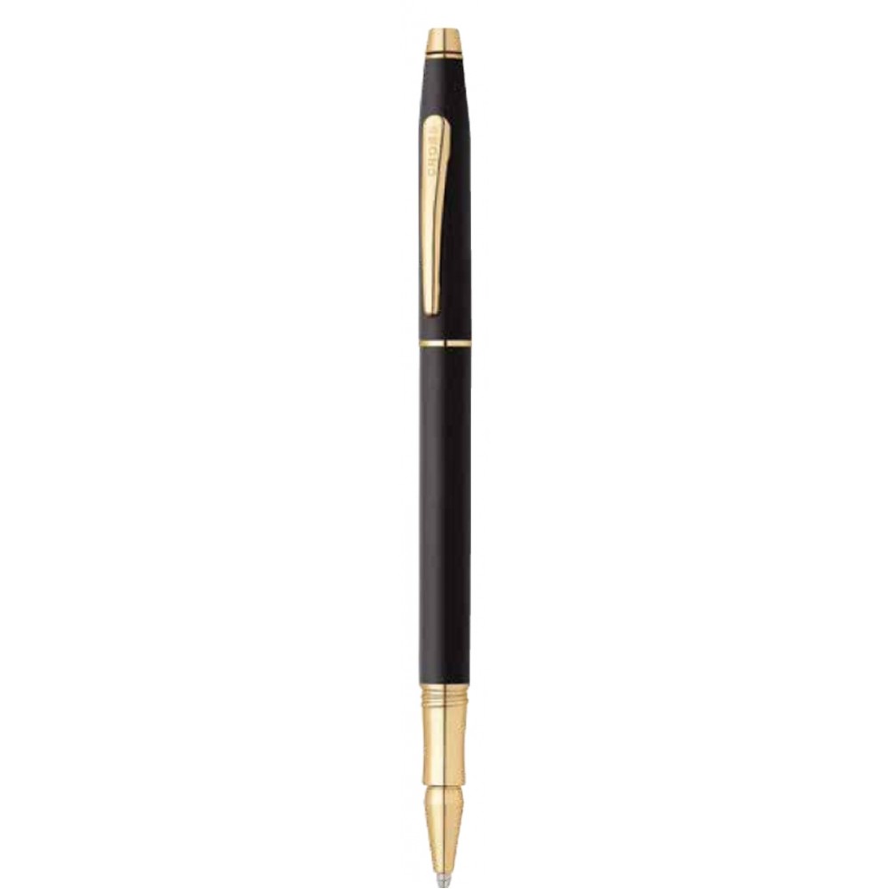Custom Etched Classic Century Classic Black & 23KT Gold Gel Ink Pen & Pencil Set Custom Etched Classic Century Classic Black & 23KT Gold Gel Ink Pen & Pencil Set