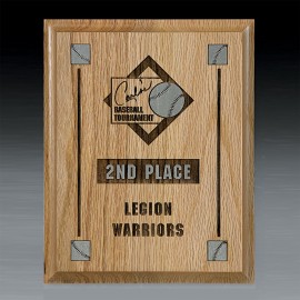 Logo Branded Oak Panel