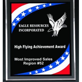 Logo Imprinted Freedom Plaque (9")  Logo Imprinted Freedom Plaque (9")