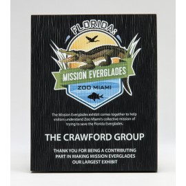 5x7 Current Plaque Custom Printed