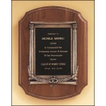 Personalized Airflyte American Walnut Plaque w/Antique Bronze Casting (11"x 15")