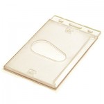 Blank Stock Hard Plastic Card Holder/ Portrait Custom Printed