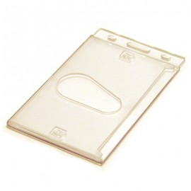 Blank Stock Hard Plastic Card Holder/ Portrait Custom Printed  Blank Stock Hard Plastic Card Holder/ Portrait Custom Printed
