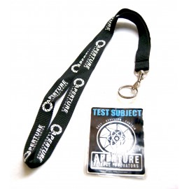 Customized Polyester Lanyard W/Badge Pouch Holder Logo Imprinted