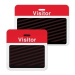 Custom Imprinted Clip-On Back Parts for Two-Piece Expiring Badges, Horizontal