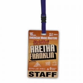 Logo Imprinted Festival and Event Credential