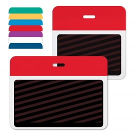 Large Clip-On Back Parts for Two-Piece Expiring Badges, Blank Logo Imprinted