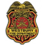 Custom Kid's Junior Firefighter Plastic Badge with Clip Back Custom Printed