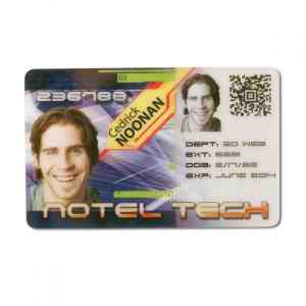 Plastic Identification Credential Badge Custom Imprinted