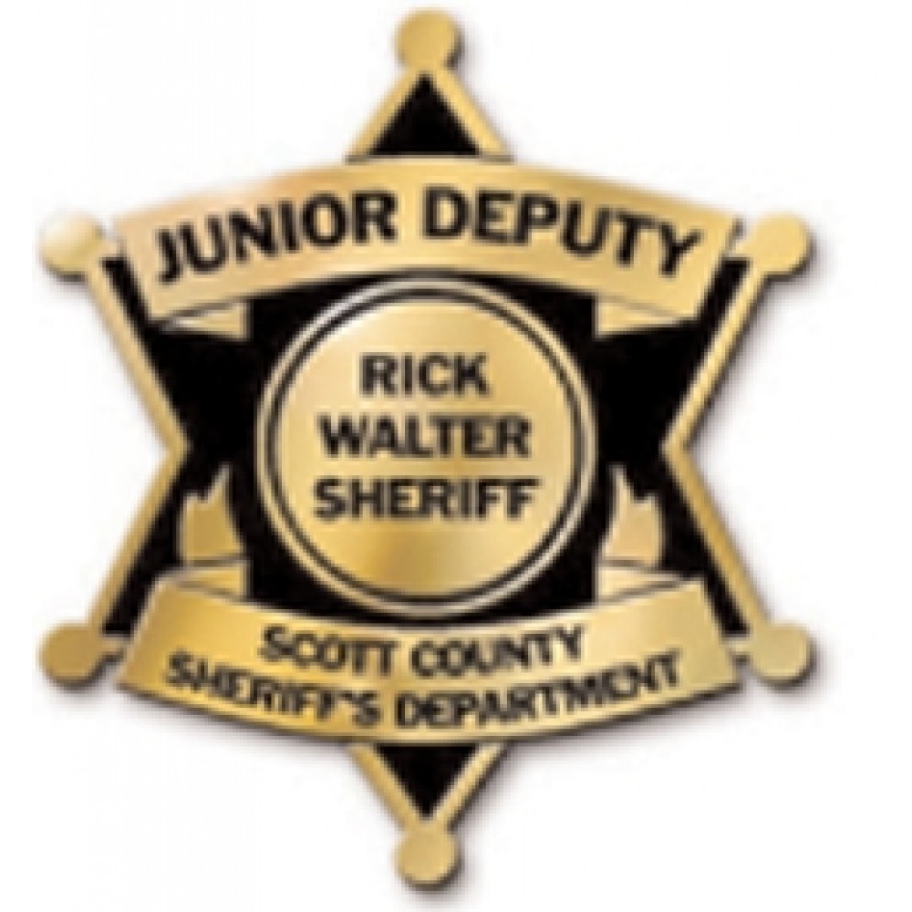 Custom Imprinted Kid's Deputy Sheriff's Plastic Badge