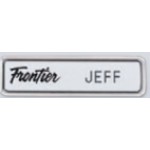 "x2" Framed Metal Name Badge Custom Imprinted