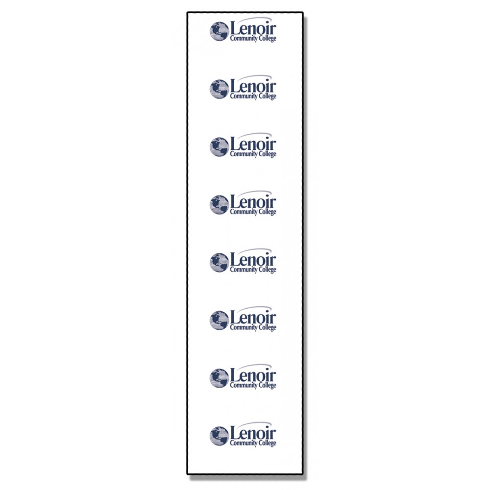 Custom Imprinted Plastic Name Badge Strip (12"x3") Full Color