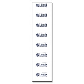 Custom Imprinted Plastic Name Badge Strip (12"x3") Full Color  Custom Imprinted Plastic Name Badge Strip (12"x3") Full Color