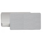 Snap-It Aluminum Blank Inserts (1.5"x2.75") DIY Logo Imprinted