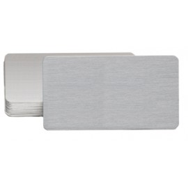 Snap-It Aluminum Blank Inserts (1.5"x2.75") DIY Logo Imprinted  Snap-It Aluminum Blank Inserts (1.5"x2.75") DIY Logo Imprinted