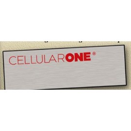 Logo Imprinted Laser Engraved Plastic Name Badge (1"x3") Full Color