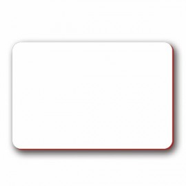 Custom Printed Blank 2" x 3" Engravable Plastic Badge