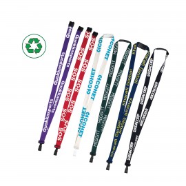 5/8" Bamboo Screen Printed Lanyard Custom Imprinted