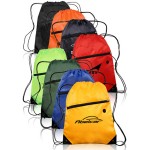 Promotional Drawstring Backpacks with Pocket