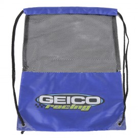 Mesh Drawstring Backpack with Logo  Mesh Drawstring Backpack with Logo