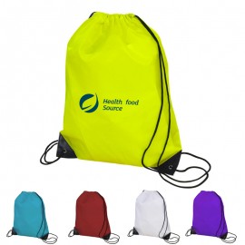 Personalized 210D Polyester Drawstring Backpack