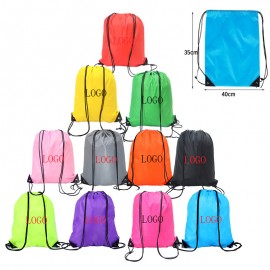 Customized Polyester Outdoor Drawstring Tote Bag