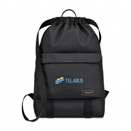 Promotional American Tourister? Embark Recycled rPET Cinchpack - Black