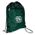 Logo Branded Drawstring Backpack