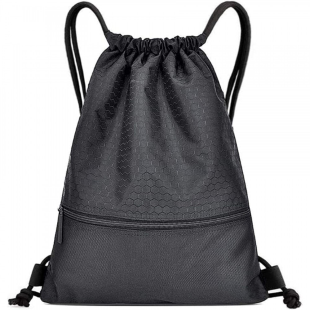 Football Shape Fabric Drawstring W/ Zipper with Logo Football Shape Fabric Drawstring W/ Zipper with Logo