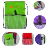 Custom Drawstring Backpack With Mesh Pocket