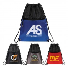 Customized Poly Nylon Drawstring Backpack