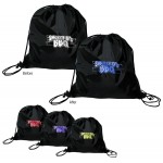Sun Fun Drawstring Backpack (Spot Color) with Logo