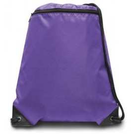 Promotional Zipper Drawstring Backpack  Promotional Zipper Drawstring Backpack