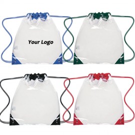 Custom Clear Drawstring Backpack