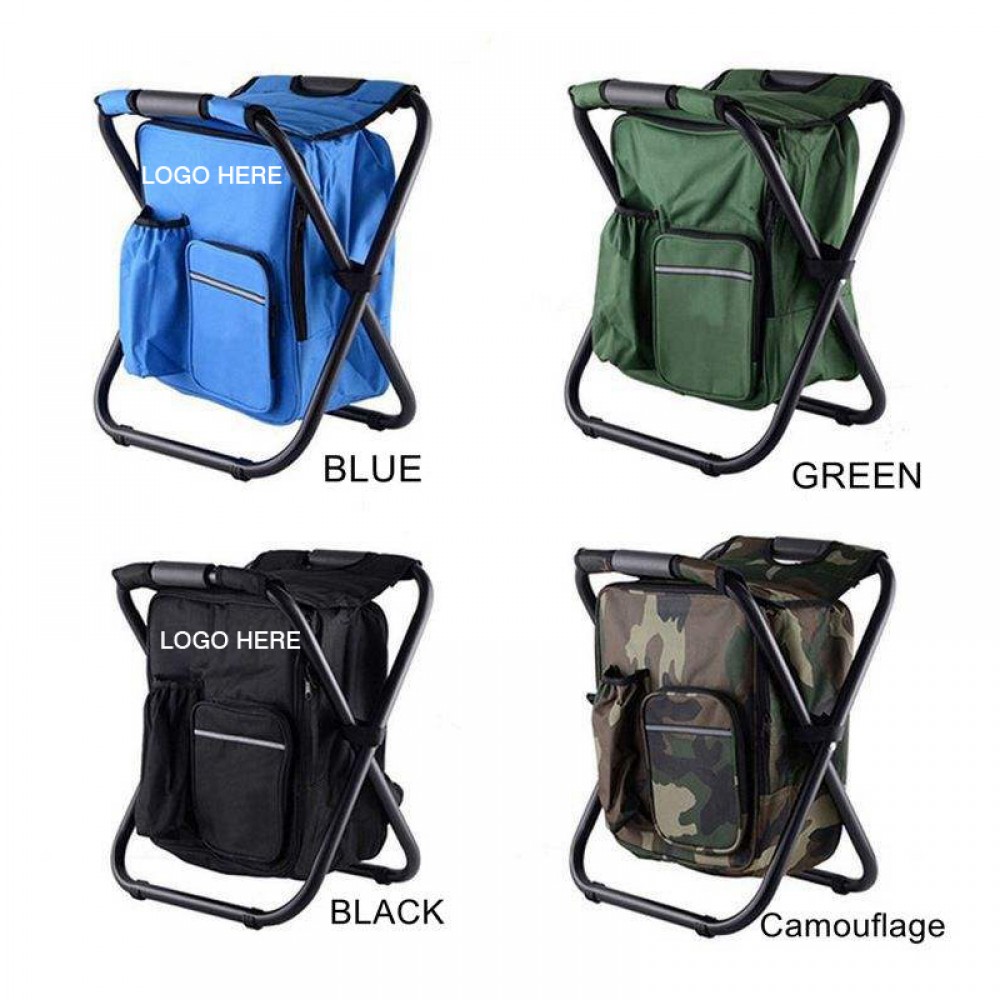 Promotional Camp Chair With Backpack Cooler