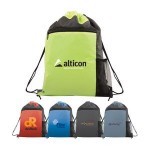 Personalized 210D Poly Drawstring Backpack