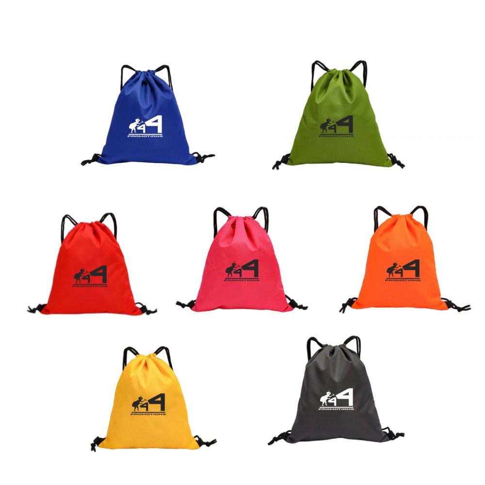 Drawstring Backpack with Logo