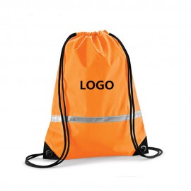 Custom Reflective Custom Drawstring Backpack