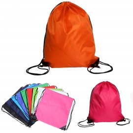 Custom Drawstring Backpack Bag Sports Nylon Drawstring Travel Storage Bag