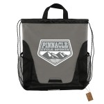 Rainier Recycled Drawstring Bag with Logo